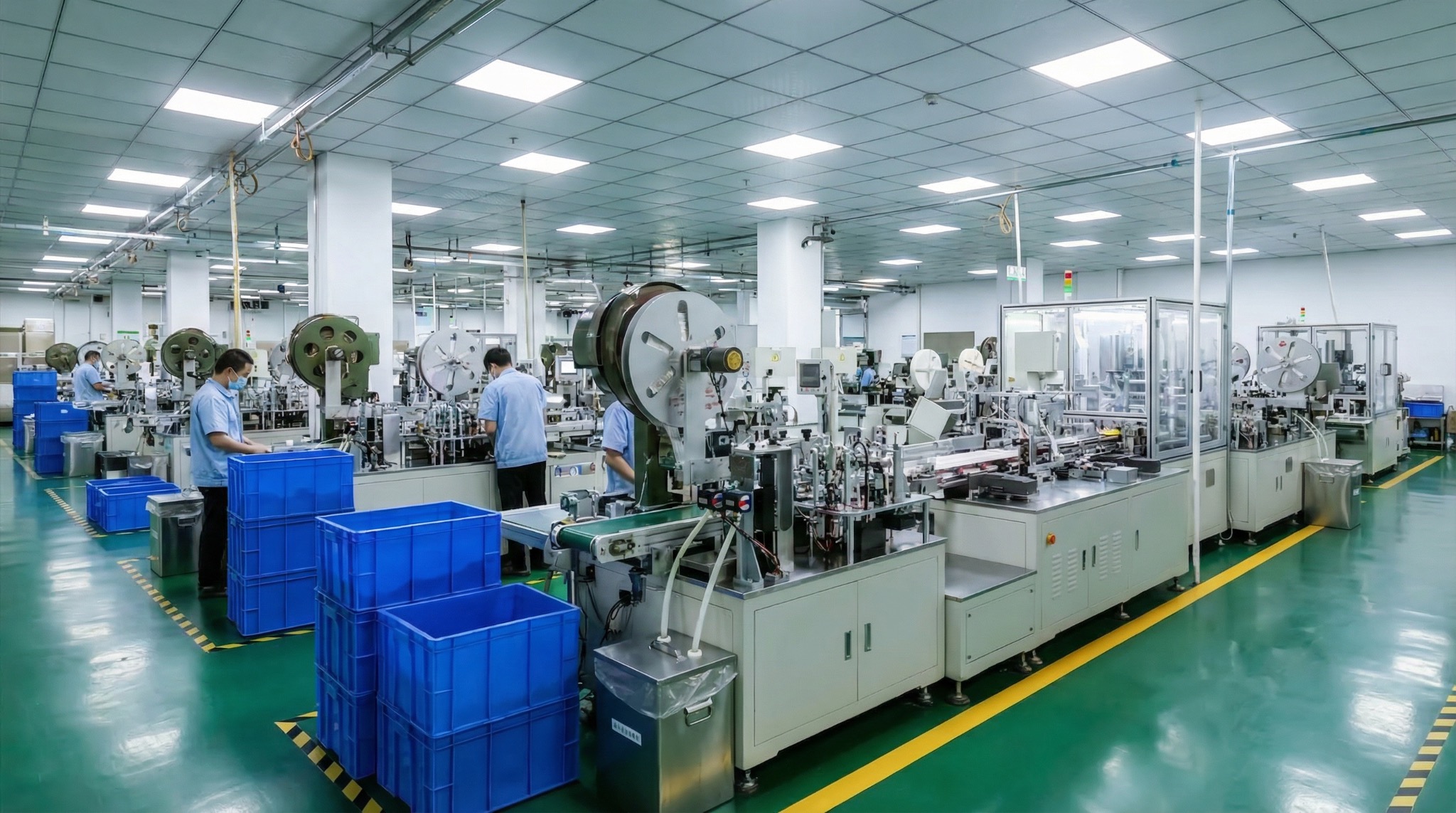 Battery Works Factory Production Line